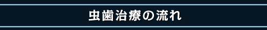 虫歯治療の流れ