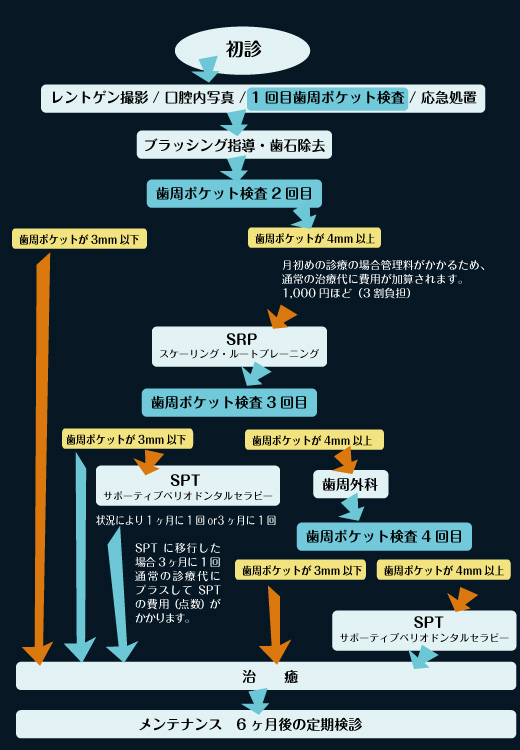 歯周病フローチャート